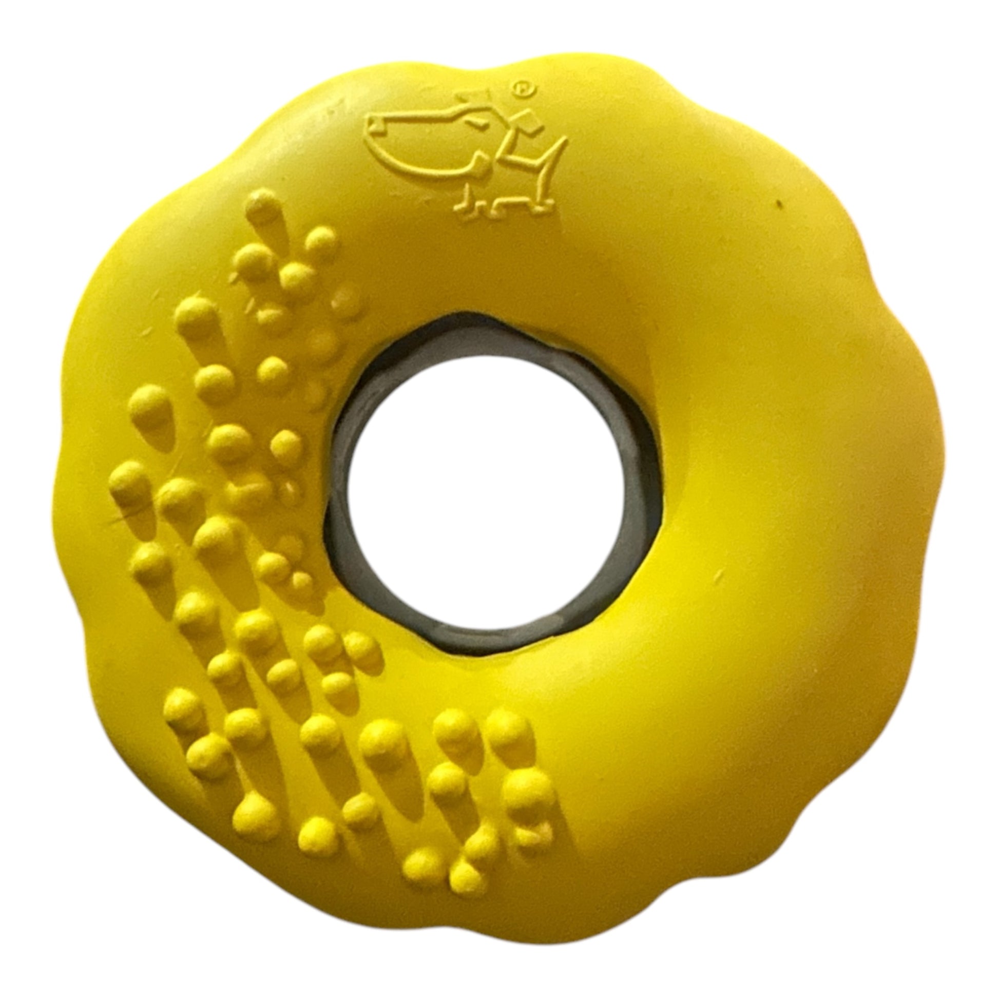 Doughnut made from tough natural rubber for dogs and puppies.