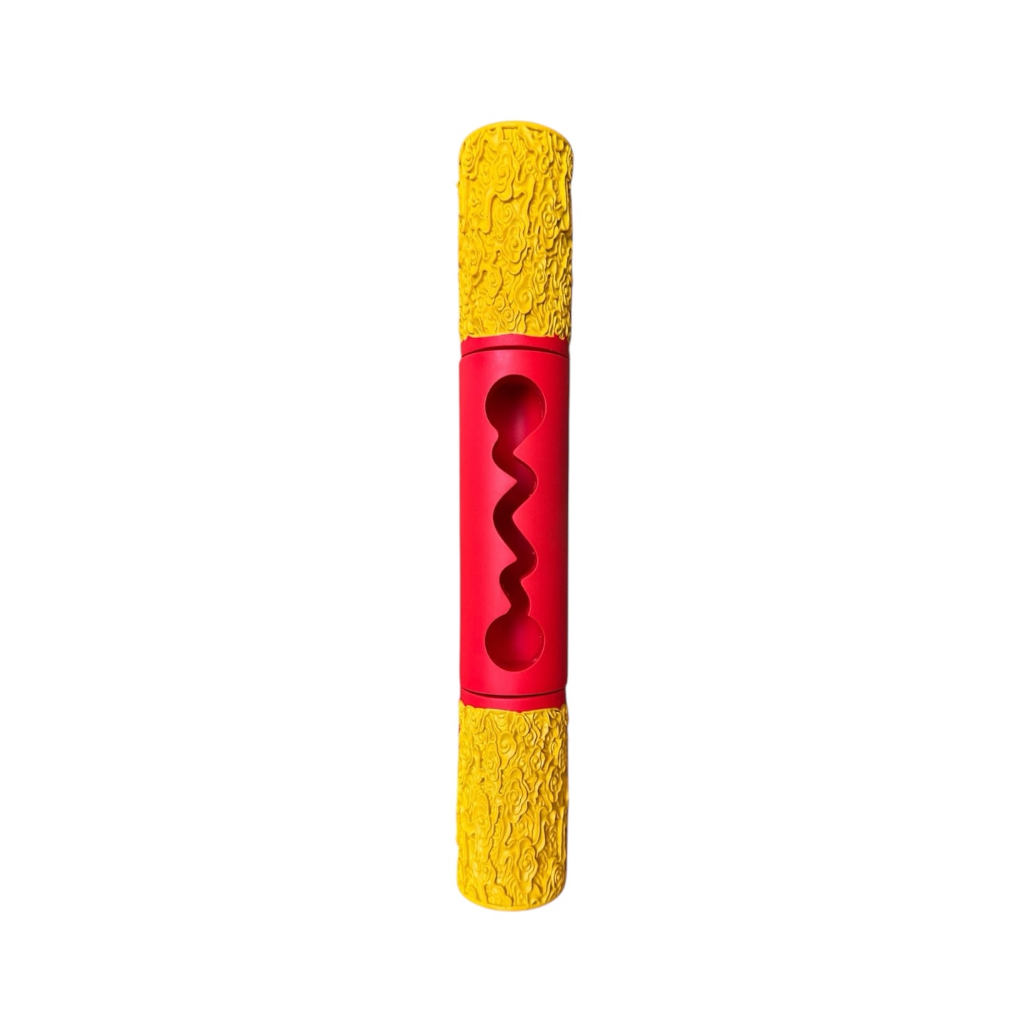 tough dog chew toy in the shape of a flare that is suitable for strong dogs